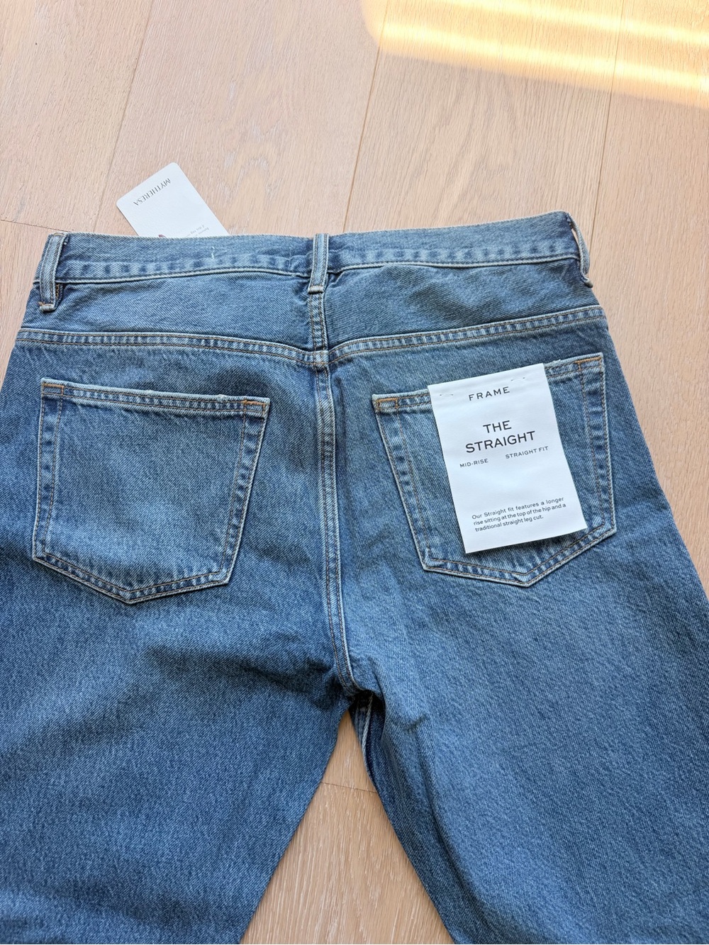 Frame Denim The Straight Men’s Jeans - Medium Blue Wash